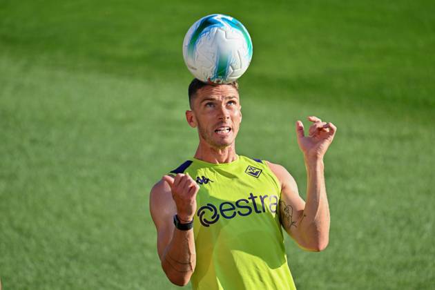 ACF Fiorentina s defender Robin Gosens during ACF Fiorentina training session, Italian soccer Serie A match in Bagno a Ripoli (FI), Italy, July 15 2025 Copyright: xLisaxGuglielmi IPAxSportx xipa-agency.netx xx IPA_60587382 IPA_Agency_IPA60587382