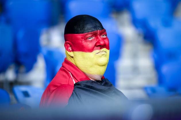 Sport Bilder des Tages Basel, Switzerland, July 19th 2025: Germany fan before the UEFA Womens EURO 2025 Quarter-Final match between France and Germany at St. Jakob-Park in Basel, Switzerland. (Pedro Porru SheKicks SPP) Copyright: xPedroxPorrux xSheKicksx xSPPx spp-en-PePoSh-0M7A0120_DxO