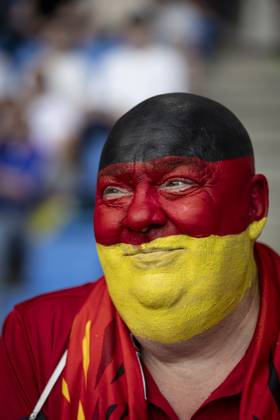 FOOTBALL: FEMININ France vs Allemagne - UEFA EURO, EM, Europameisterschaft,Fussball 2025 Quarts de finale - 19 07 2025 Ambiance avec des supporters de l equipe de Allemagne lors du match Quarts de finale du Championnat d Europe de football fà minin EURO 2025 entre France et Allemagne. St. Jakob Park in Basel - Suisse 19 07 2025 Copyright: xelyxandroxcegarrax