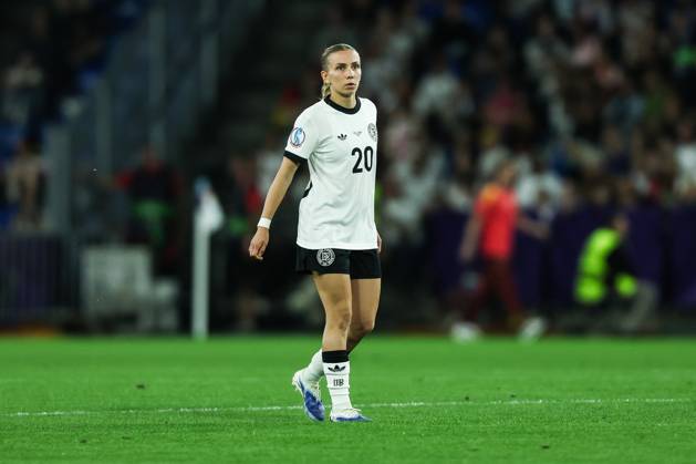 Fussball, UEFA Women™s EURO 2025 Viertelfinale Frankreich - Deutschland 19.07.2025, St. Jakob Park Basel Elisa Senß (Deutschland, 20) Basel St. Jakob Park Schweiz