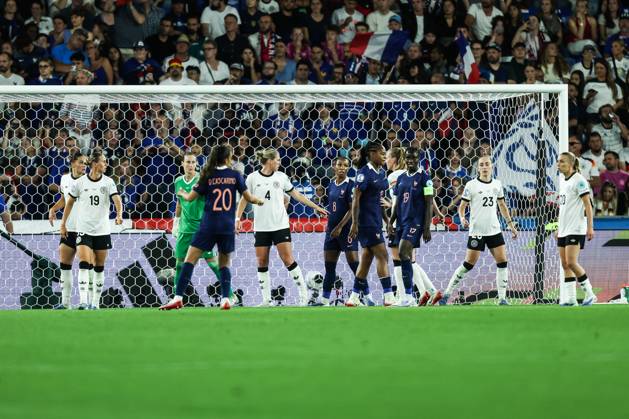 Fussball, UEFA Women™s EURO 2025 Viertelfinale Frankreich - Deutschland 19.07.2025, St. Jakob Park Basel x Basel St. Jakob Park Schweiz