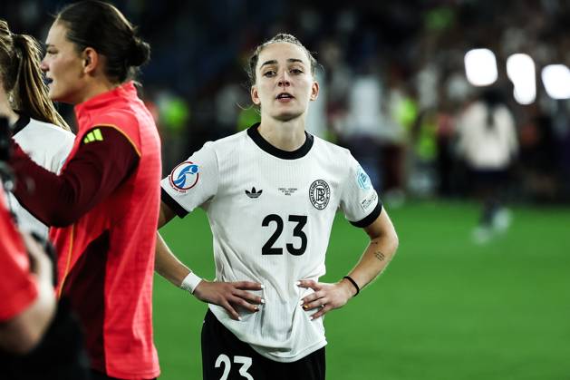 Fussball, UEFA Women™s EURO 2025 Viertelfinale Frankreich - Deutschland 19.07.2025, St. Jakob Park Basel Sophia Kleinherne (Deutschland, 23) Basel St. Jakob Park Schweiz