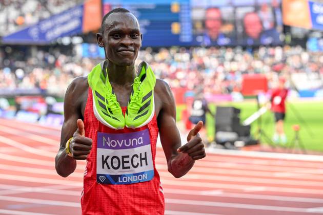 Novuna London Athletics Meet, London, UK. 19 July 2025. London, UK, 19 July 2025. KOECH Phanuel Kipkosgei, Kenya wins the Mens 1500m during the Novuna London Athletics Meet 2025, part of the Wanda Diamond League at London Stadium, Queen Elizabeth Park, London, UK., Credit:Lee Floyd Avalon UK, London, London Stadium, Queen Elizabeth Copyright: xLeexFloydx xAvalonx 1023708187