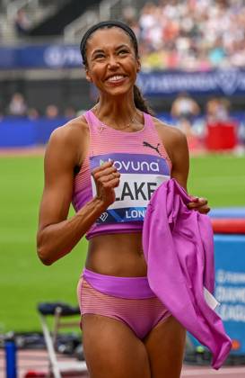 Novuna London Athletics Meet, London, UK. 19 July 2025. London, UK, 19 July 2025. Morgan LAKE wins the Womens High Jump during the Novuna London Athletics Meet 2025, part of the Wanda Diamond League at London Stadium, Queen Elizabeth Park, London, UK., Credit:Lee Floyd Avalon UK, London, London Stadium, Queen Elizabeth Copyright: xLeexFloydx xAvalonx 1023708317