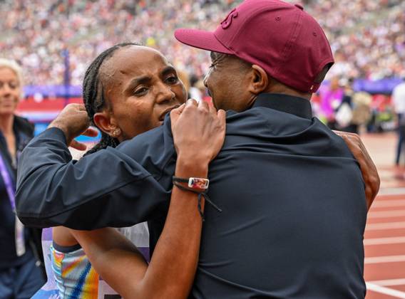 Novuna London Athletics Meet, London, UK. 19 July 2025. London, UK, 19 July 2025. TSEGAY Gudaf, (Ethiopia) wins the Womens 1 Mile race during the Novuna London Athletics Meet 2025, part of the Wanda Diamond League at London Stadium, Queen Elizabeth Park, London, UK., Credit:Lee Floyd Avalon UK, London, London Stadium, Queen Elizabeth Copyright: xLeexFloydx xAvalonx 1023708381
