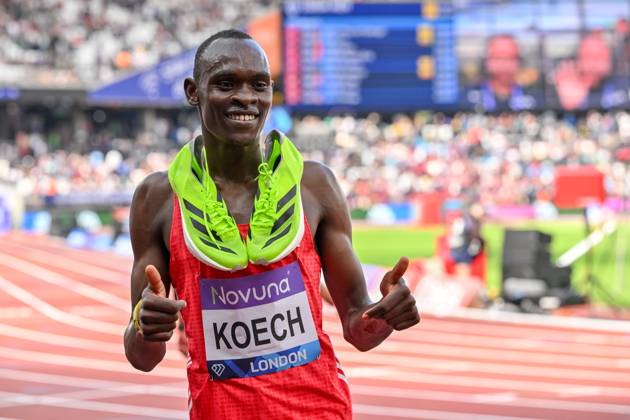 Novuna London Athletics Meet, London, UK. 19 July 2025. London, UK, 19 July 2025. KOECH Phanuel Kipkosgei, Kenya wins the Mens 1500m during the Novuna London Athletics Meet 2025, part of the Wanda Diamond League at London Stadium, Queen Elizabeth Park, London, UK., Credit:Lee Floyd Avalon UK, London, London Stadium, Queen Elizabeth Copyright: xLeexFloydx xAvalonx 1023708858