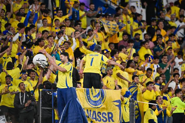Al-Nassr v Esteghlal - AFC Champions League RIYADH, SAUDI ARABIA - MARCH 10: Fans of Al-Nassr follow the AFC Champions League Elite football match between Al-Nassr and Esteghlal at Al-Awwal Park in Riyadh, Saudi Arabia on March 10, 2025. Riyad Suudi Arabistan. Editorial use only. Please get in touch for any other usage. Copyright: x2025xAnadoluxMohammedxSaadx