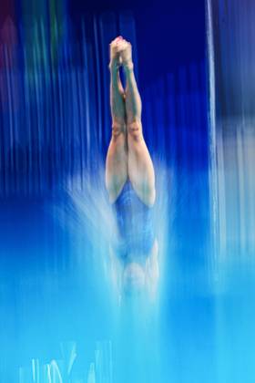 Sport Bilder des Tages the 3 mt diving competition at the World Aquatics Championships Singapore 2025 - swimming - Singapore, August 2, 2025  Copyright: xGianxMattiaxD Albertox xLaPressex