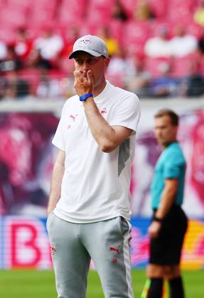 RB Leipzig - Bergamo Testspiel Leipzig, 02.08.2025, Red Bull Arena, Fußball, Testspiel , RB Leipzig (DEU) vs. Atalanta Bergamo (ITA) , Im Bild: Trainer Ole Werner (RB Leipzig) ,