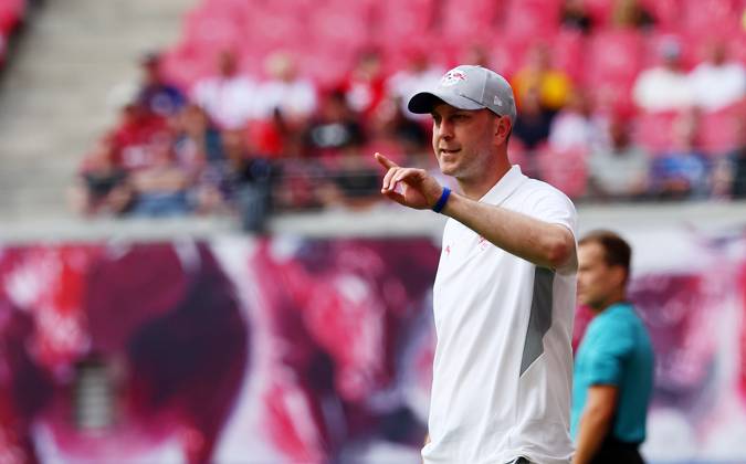 RB Leipzig - Bergamo Testspiel Leipzig, 02.08.2025, Red Bull Arena, Fußball, Testspiel , RB Leipzig (DEU) vs. Atalanta Bergamo (ITA) , Im Bild: Trainer Ole Werner (RB Leipzig) ,