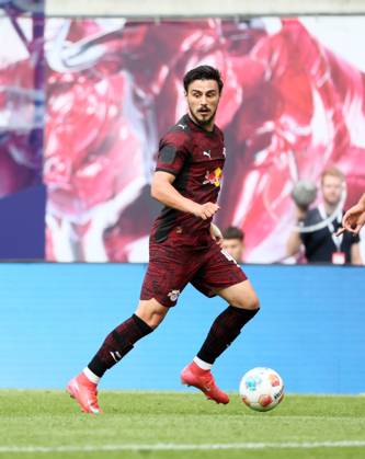 RB Leipzig - Bergamo Testspiel Leipzig, 02.08.2025, Red Bull Arena, Fußball, Testspiel , RB Leipzig vs. Atalanta Bergamo , Im Bild: Eljif Elmas (45, RB Leipzig). , Nur zur redaktionellen Nutzung. Only editorial use. , DFL DFB regulations prohibit any use of photographs as image sequences and or quasi-video. ,