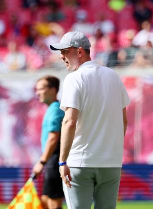 RB Leipzig - Bergamo Testspiel Leipzig, 02.08.2025, Red Bull Arena, Fußball, Testspiel , RB Leipzig (DEU) vs. Atalanta Bergamo (ITA) 1:2 (1:0) , Im Bild: Trainer Ole Werner (RB Leipzig) ,