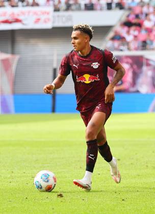 RB Leipzig - Bergamo Testspiel Leipzig, 02.08.2025, Red Bull Arena, Fußball, Testspiel , RB Leipzig (DEU) vs. Atalanta Bergamo (ITA) 1:2 (1:0) , Im Bild: Antonio Nusa (7, RB Leipzig) ,