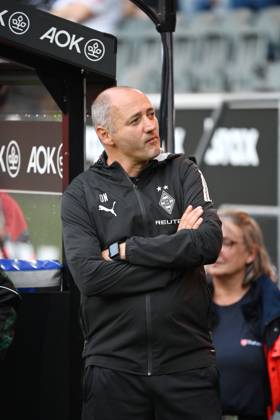 Co Trainer Oliver Neuville (Borussia Moenchengladbach) 02.08.2025, Fussball Jubiläumsspiel 125 Jahrfeier, Borussia Mönchengladbach - FC Valencia Moenchengladbach Borussia Park Nordrhein Westfalen Deutschland