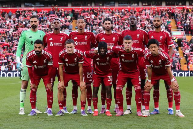 Football - Pre-Season Friendly - Liverpool v Athletic Bilbao 4th August 2025 - Pre-Season Friendly - Liverpool v Athletic Bilbao - The Liverpool squad pose for a team photo - Photo: Simon Stacpoole Offside. Liverpool UK Copyright: xSimonxStacpoolexOffside