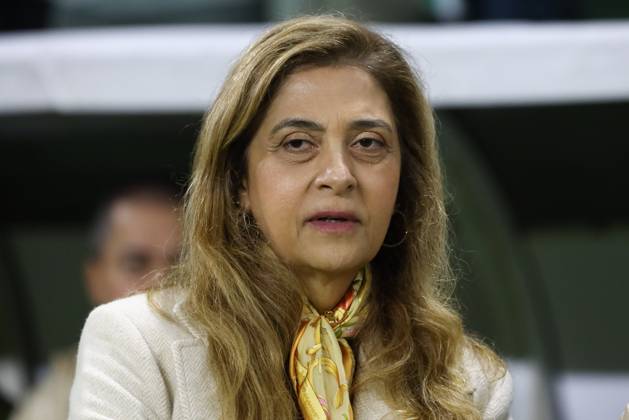 Palmeiras and Corinthians in the round of 16 of the Copa do Brasil President of Palmeiras, Leila Pereira before the match against Corinthians in the second leg of the round of 16 of the Copa do Brasil, at Allianz Parque, west of Sao Paulo, this Wednesday, the 6th. SoO PAULO SoO PAULO BRAZIL Copyright: xMarinaxUezimax