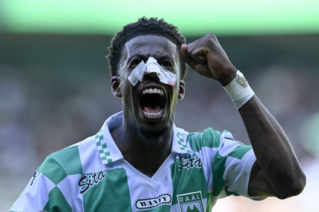 Sport Bilder des Tages RAAL La Louviere v Sporting Charleroi - Jupiler Pro League LA LOUVIERE, BELGIUM - AUGUST 10 : Liongola Jordi midfielder of La Louviere during the Jupiler Pro League match between RAAL La Louviere and Sporting Charleroi on August 10, 2025 in La Louviere, Belgium, 10 08 2025 La Louviere Belgium  Copyright: xDhax