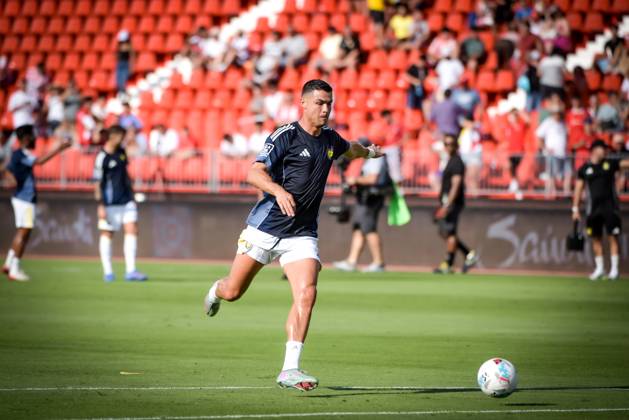 ESP: UD Almeria v Al Nassr - Friendly Match ALMERIA, SPAIN - AUGUST 10: Cristiano Ronaldo of Al Nassr during the match between UD Almeria and Al Nassr of friendly match on August 10, 2025 at Power Horse Stadium in Almeria, Spain. (Photo by Samuel Carreno) Almeria Andalucia Andalucia Spain Copyright: xSamuelxCarrenox SAM_9159
