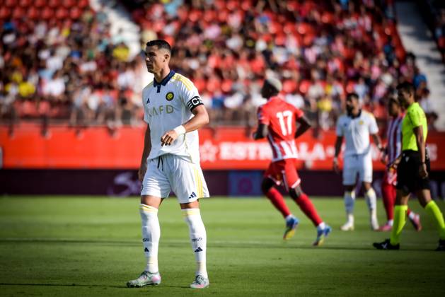 ESP: UD Almeria v Al Nassr - Friendly Match ALMERIA, SPAIN - AUGUST 10: Cristiano Ronaldo of Al Nassr during the match between UD Almeria and Al Nassr of friendly match on August 10, 2025 at Power Horse Stadium in Almeria, Spain. (Photo by Samuel Carreno) Almeria Andalucia Andalucia Spain Copyright: xSamuelxCarrenox SAM_9354