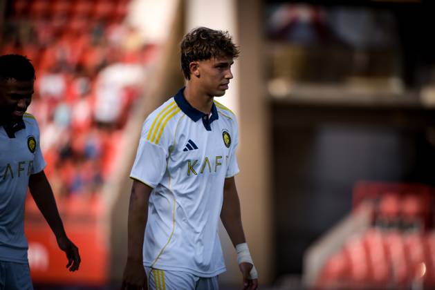 ESP: UD Almeria v Al Nassr - Friendly Match ALMERIA, SPAIN - AUGUST 10: Joao Felix of Al Nassr during the match between UD Almeria and Al Nassr of friendly match on August 10, 2025 at Power Horse Stadium in Almeria, Spain. (Photo by Samuel Carreno) Almeria Andalucia Andalucia Spain Copyright: xSamuelxCarrenox SAM_9327