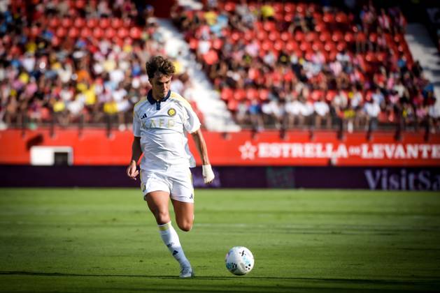ESP: UD Almeria v Al Nassr - Friendly Match ALMERIA, SPAIN - AUGUST 10: Joao Felix of Al Nassr during the match between UD Almeria and Al Nassr of friendly match on August 10, 2025 at Power Horse Stadium in Almeria, Spain. (Photo by Samuel Carreno) Almeria Andalucia Andalucia Spain Copyright: xSamuelxCarrenox SAM_9421