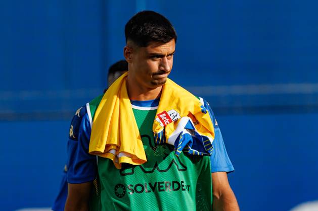 Andre Lacximicant seen during Liga Portugal game between teams of GD Estoril Praia and CF Estrela Amadora (Maciej Rogowski) Estoril Estadio Antonio Coimbra da Mota Portugal Copyright: xMaciejxRogowskix estorilestrela2526-114