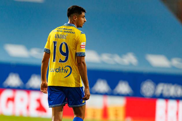 Andre Lacximicant seen during Liga Portugal game between teams of GD Estoril Praia and CF Estrela Amadora (Maciej Rogowski) Estoril Estadio Antonio Coimbra da Mota Portugal Copyright: xMaciejxRogowskix estorilestrela2526-371