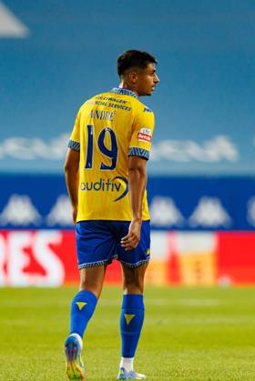 Andre Lacximicant seen during Liga Portugal game between teams of GD Estoril Praia and CF Estrela Amadora (Maciej Rogowski) Estoril Estadio Antonio Coimbra da Mota Portugal Copyright: xMaciejxRogowskix estorilestrela2526-372