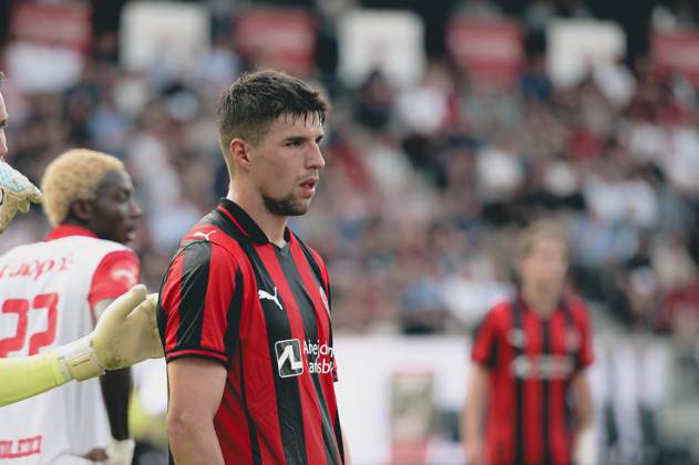 FC Midtjylland v Frederikstad - Europa League qualification Herning, Denmark - August 15: Adam Gabriel of FC Midtjylland during a Europa League qualification match against Fredrikstad at MCH Arena Herning MCH Arena Denmark Copyright: xDANIELxSTENTZx