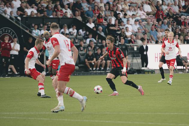 FC Midtjylland v Frederikstad - Europa League qualification Herning, Denmark - August 15: Valdemar Byskov of FC Midtjylland during a Europa League qualification match against Fredrikstad at MCH Arena Herning MCH Arena Denmark Copyright: xDANIELxSTENTZx