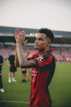 FC Midtjylland v Frederikstad - Europa League qualification Herning, Denmark - August 15: Paulinho of FC Midtjylland during a Europa League qualification match against Fredrikstad at MCH Arena Herning MCH Arena Denmark Copyright: xDANIELxSTENTZx