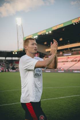 FC Midtjylland v Frederikstad - Europa League qualification Herning, Denmark - August 15: Gue-Sung Cho of FC Midtjylland during a Europa League qualification match against Fredrikstad at MCH Arena Herning MCH Arena Denmark Copyright: xDANIELxSTENTZx