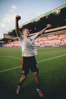 FC Midtjylland v Frederikstad - Europa League qualification Herning, Denmark - August 15: Gue-Sung Cho of FC Midtjylland during a Europa League qualification match against Fredrikstad at MCH Arena Herning MCH Arena Denmark Copyright: xDANIELxSTENTZx