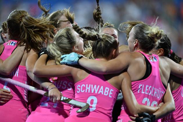 RECORD DATE NOT STATED Euro Hockey, Damen, Danas - Belgien, Halbfinale 15.08.2025, finale, danas erreichen nach shootout das em finale Mönchengladbach Nordrhein-Westfalen Deutschland