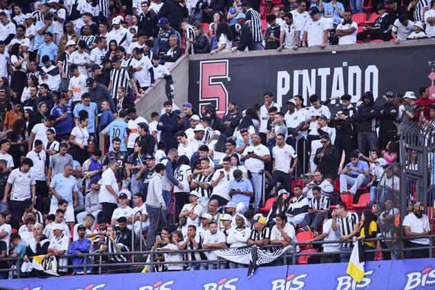 Santos FC x Vasco da Gama SaO PAULO, SP - 17.08.2025: SANTOS FC X VASCO DA GAMA - Santos fans leave the stadium before the end of the match between Santos FC x Vasco da Gama, valid for the twentieth round of the 2025 Brazilian Football Championship, this Sunday, (17) at Morumbis, SP. (Photo: Roberto Casimiro Fotoarena) x2789167x  RobertoxCasimiro