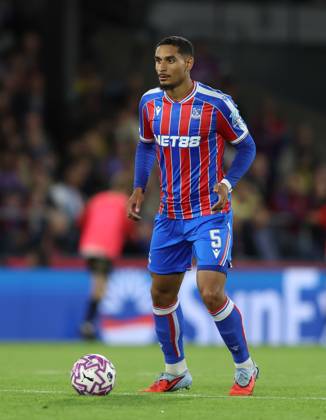 . - Crystal Palace v Fredrikstad FK, UEFA Europa Conference League Play Off, 1st Leg, Selhurst Park Stadium, Croydon, England. - 21st August 2025. (C) Daniel Weir Crystal Pix Maxence Lacroix of Crystal Palace. - Crystal Palace v Fredrikstad FK, UEFA Europa Conference League Play Off, 1st Leg, Selhurst Park Stadium, Croydon, England. - 21st August 2025. (C) Daniel Weir Crystal Pix Croydon Selhurst Park Stadium United Kingdom Copyright: xDanielxWeirx CP_Crystal_Palace_Fredrikstad_159
