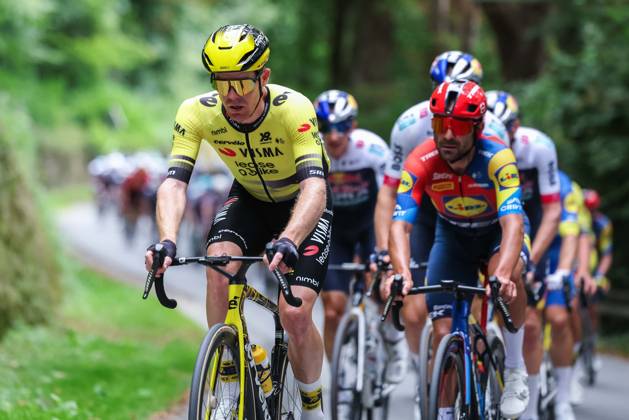 Radsport UCI ProSeries Men Elite LIDL Deutschland Tour 2025 Etappe 2 Herford - Arnsberg am 22.08.2025 Steven Kruijswijk ( TEAM VISMA LEASE A BIKE )