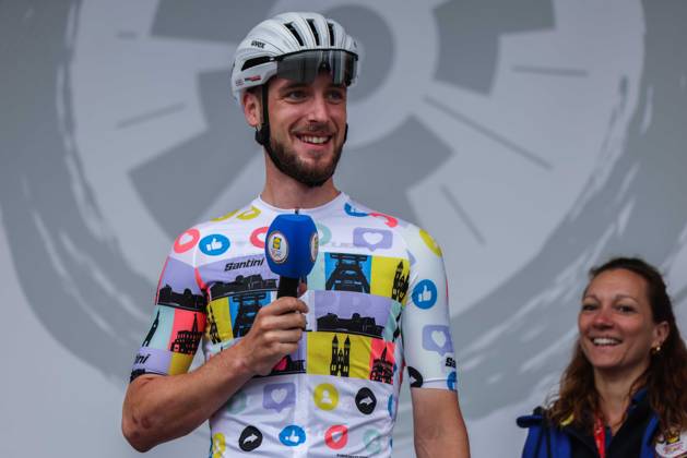 Radsport UCI ProSeries Men Elite LIDL Deutschland Tour 2025 Etappe 3 Arnsberg - Kassel am 23.08.2025 Jonas Rutsch ( INTERMARCHE - WANTY ) im Community Jersey