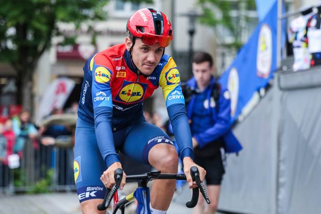 Radsport UCI ProSeries Men Elite LIDL Deutschland Tour 2025 Etappe 3 Arnsberg - Kassel am 23.08.2025 Patrick Konrad ( LIDL - Trek )