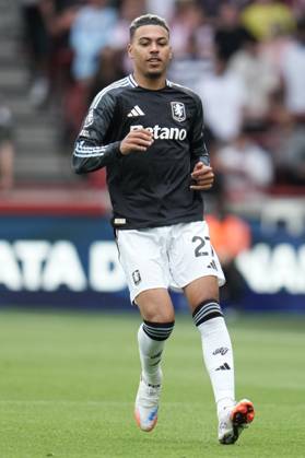 Premier League Brentford v Aston Villa Morgan Rogers of Aston Villa during the Premier League match Brentford vs Aston Villa at The Gtech Community Stadium, London, United Kingdom, 23rd August 2025 (Photo by Harvey Murphy News Images) Copyright: xHarveyxMurphy NewsxImagesx