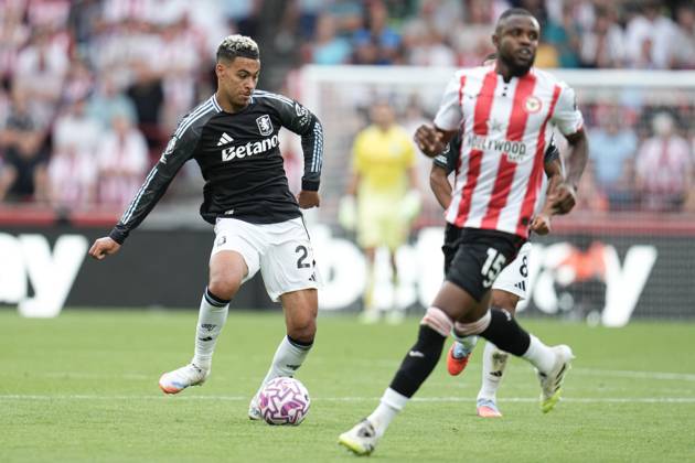 Premier League Brentford v Aston Villa Morgan Rogers of Aston Villa during the Premier League match Brentford vs Aston Villa at The Gtech Community Stadium, London, United Kingdom, 23rd August 2025 (Photo by Harvey Murphy News Images) Copyright: xHarveyxMurphy NewsxImagesx
