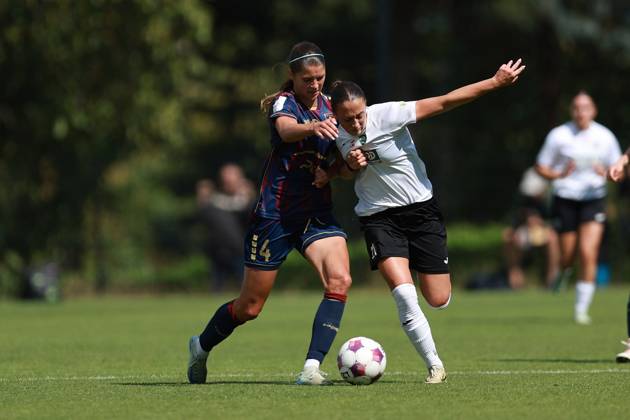 SZCZECIN, 24.08.2025 MECZ EKSTRALIGI KOBIET W PILCE NOZNEJ -- WOMENS EKSTRALIGA MATCH POGON SZCZECIN - REKORD BIELSKO-BIALA NZ ALEXIS LEGOWSKI, OLIWIA ZGODA FOT. KRZYSZTOF CICHOMSKI NEWSPIX.PL --- newspix.pl