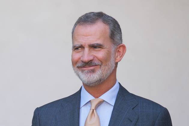 September 20, 2022, Madrid, Spain: King Felipe VI of Spain seen during the delivery of the Camino Real Award on its fifth edition at the auditorium of the University of Alcala, in Alcala de Henares, Madrid. The Camino Real award has been granted by the Franklin Institute of the University of Alcala, which recognizes the professional work of Spaniards who in an outstanding and exemplary way project and enhance the positive image of Spain in the United States. The projection of the image of Spain in North America by the tennis player, means his triumph in the US Open (2019), as well as in previous editions of 2010, 2013, 2017 and in other tournaments played in North America. Copyright: xAtilanoxGarciax