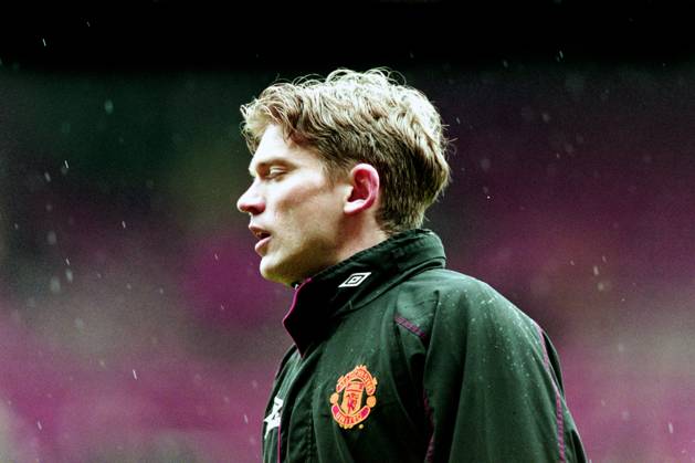 990307 Fotboll, Premier League, Manchester United, ManU - Chelsea, 0-0: Jesper Blomqvist, Manchester United. Copyright: BILDBYRAN BB990307BB057