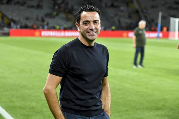 FC Barcelona, Barca v Tottenham - 58th Joan Gamper Trophy BARCELONA, SPAIN - AUGUST 08: Xavi Hernandez (R), head coach of Barcelona follows the 58th Joan Gamper Trophy match between Barcelona and Tottenham Hotspur FC at the Lluis Companys Olympic Stadium on August 08, 2023. Spain World. Editorial use only. Please get in touch for any other usage.  Copyright: x2025xAnadoluxAdriaxPuigx
