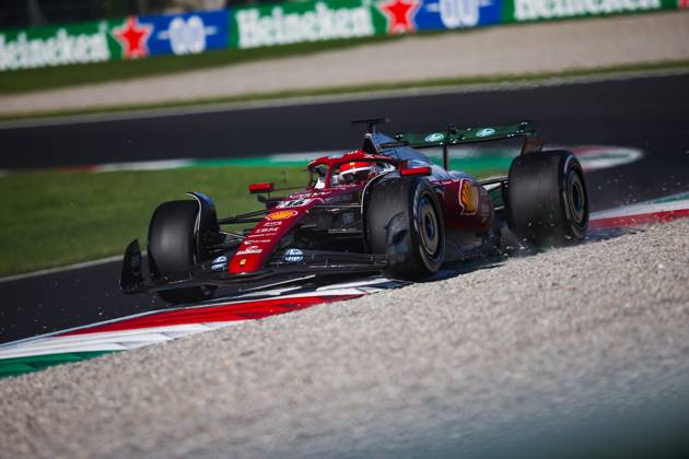 F1 - ITALIAN GRAND PRIX 2025 16 LECLERC Charles (mco), Scuderia Ferrari SF-25, action during the 2025 Formula 1 Pirelli Grand Premio d™Italia, 2025 Italian Grand Prix, 16th round of the 2025 FIA Formula One World Championship, WM, Weltmeisterschaft from September 5 to 7, 2025 on the Autodromo Nazionale Monza, in Monza, Italy - Copyright: xXavixBonillax