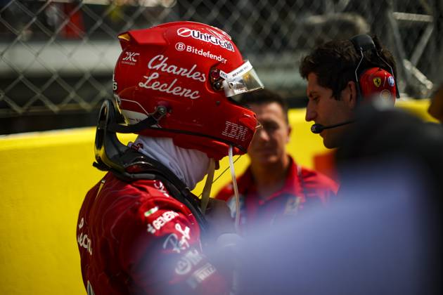 F1 - ITALIAN GRAND PRIX 2025 LECLERC Charles (mco), Scuderia Ferrari SF-25, portrait during the 2025 Formula 1 Pirelli Grand Premio d™Italia, 2025 Italian Grand Prix, 16th round of the 2025 FIA Formula One World Championship, WM, Weltmeisterschaft from September 5 to 7, 2025 on the Autodromo Nazionale Monza, in Monza, Italy - MonzaItaly Copyright: xXavixBonillax