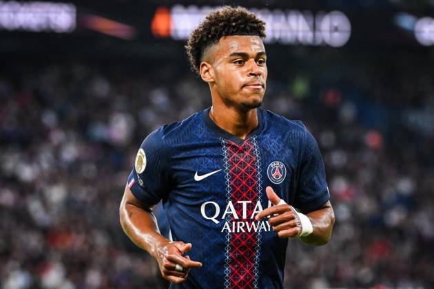 August 22, 2025, Paris, France, France: Desire DOUE of PSG during the Ligue 1 match between Paris Saint-Germain (PSG) and Angers SCO at Parc des Princes Stadium on August 22, 2025 in Paris, France. Paris France - ZUMAm308 20250822_zsp_m308_063 Copyright: xMatthieuxMirvillex