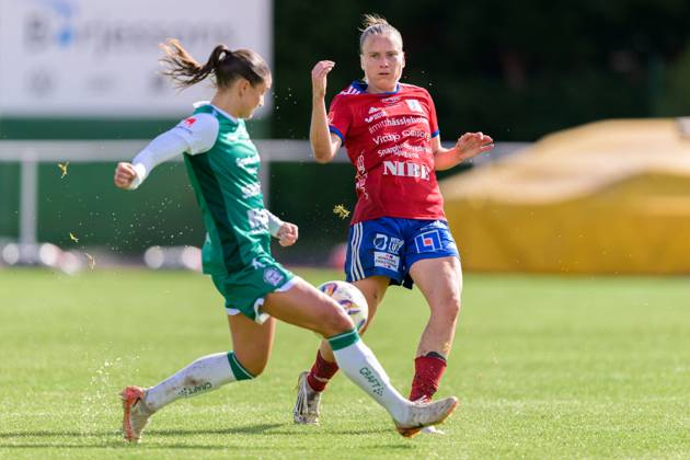 250913 Vittsjös Julia Tunturi under fotbollsmatchen i Damallsvenskan mellan Alingsas och Vittsjö den 13 september 2025 i Alingsas. Copyright: JÖRGENxJARNBERGER BB250913JJ015