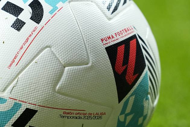 September 13, 2025, Madrid, Madrid, Spain: Illustration, ball of the match during the Spanish League, LaLiga EA Sports, football match played between Atletico de Madrid and Villarreal CF at Riyadh Air Metropolitano stadium on September 13, 2025, in Madrid, Spain. Madrid Spain - ZUMAa181 20250913_zaa_a181_272 Copyright: xOscarxJ.xBarrosox